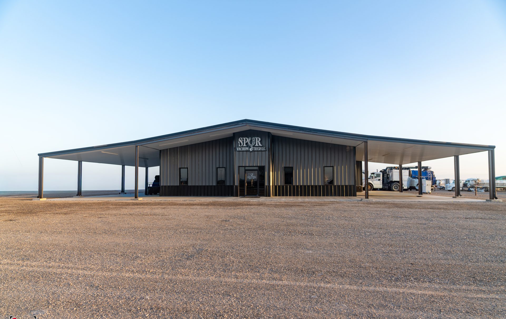 Spur Vacuum Trucks headquarters and yard in Midland, Texas